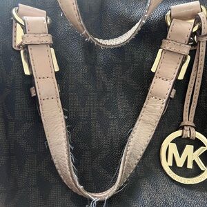 Michael Kors Brown and Tan Handbag